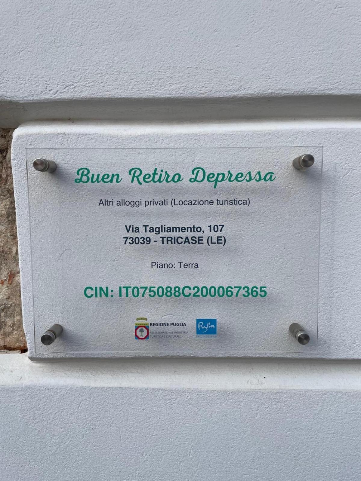 Buen Retiro - Casa Vacanze Depressa Esterno foto